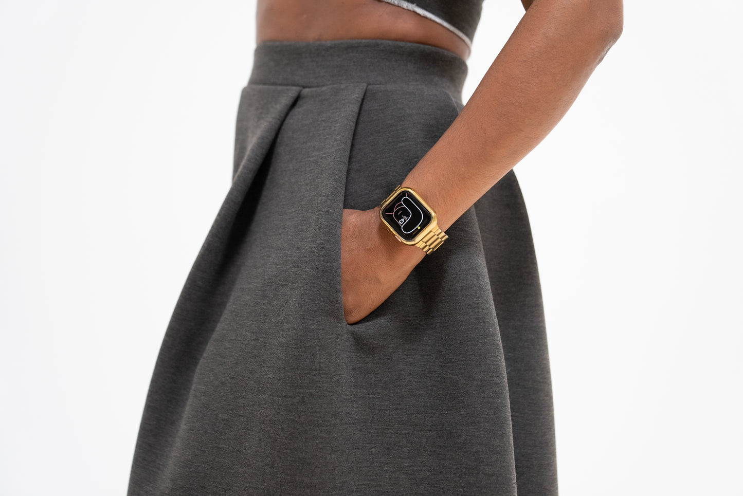Oliver Pleated Shorts (Charcoal)