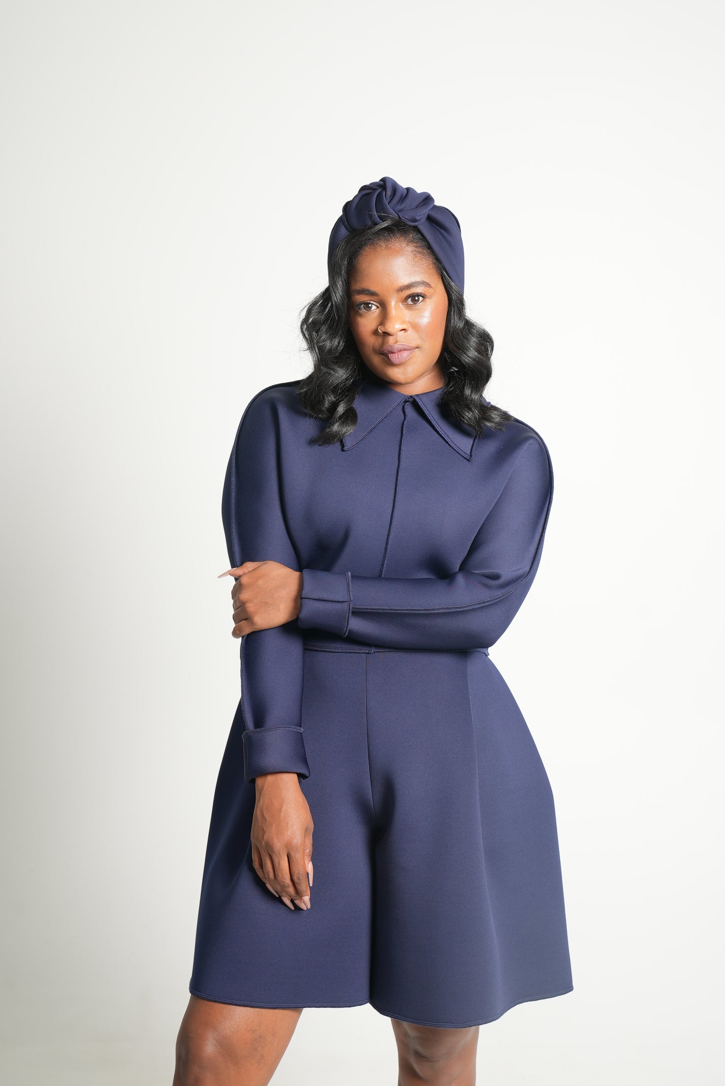 Tia Head Wrap (Navy)