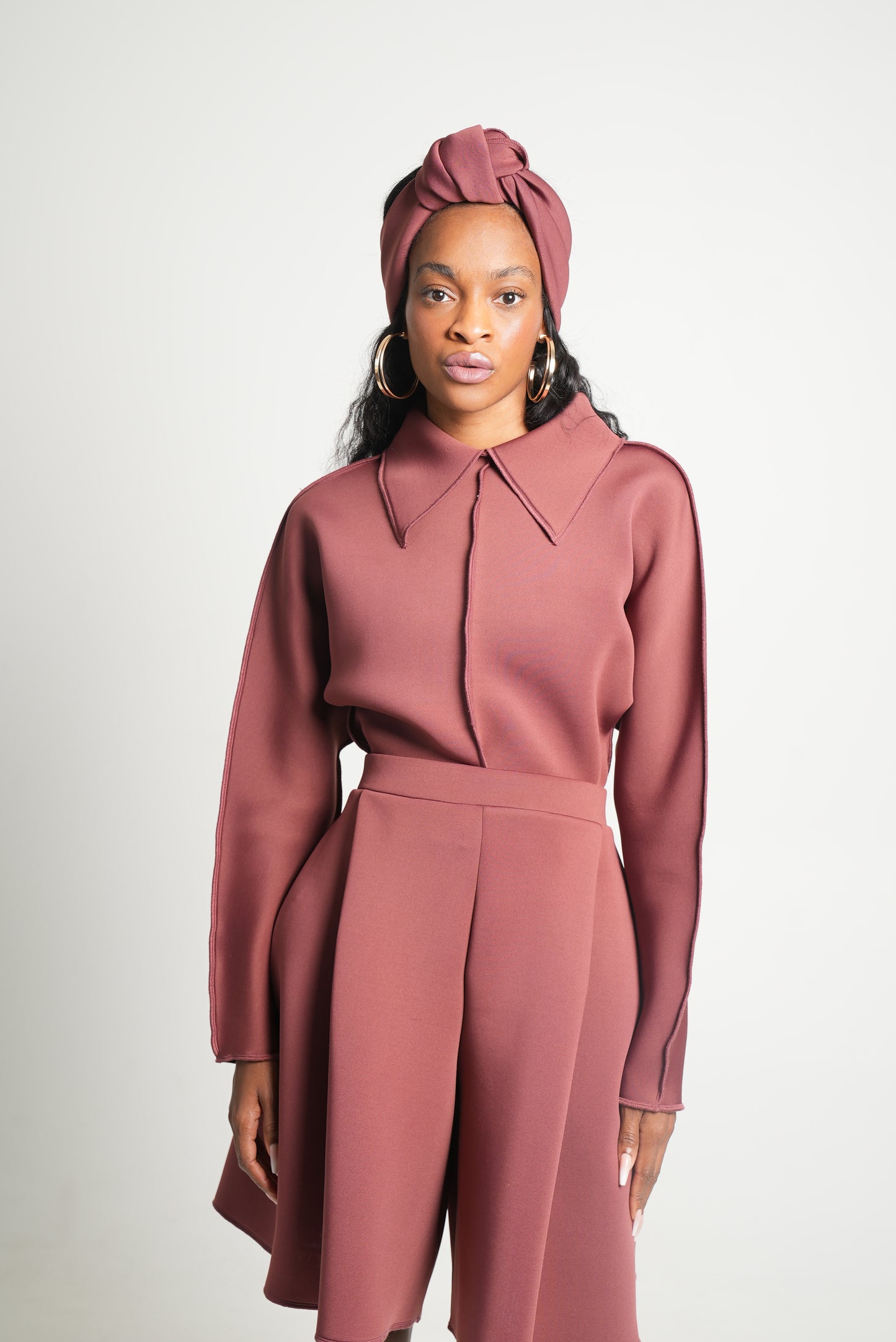 Tia Head Wrap (Marsala)