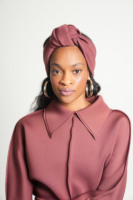 Tia Head Wrap (Marsala)