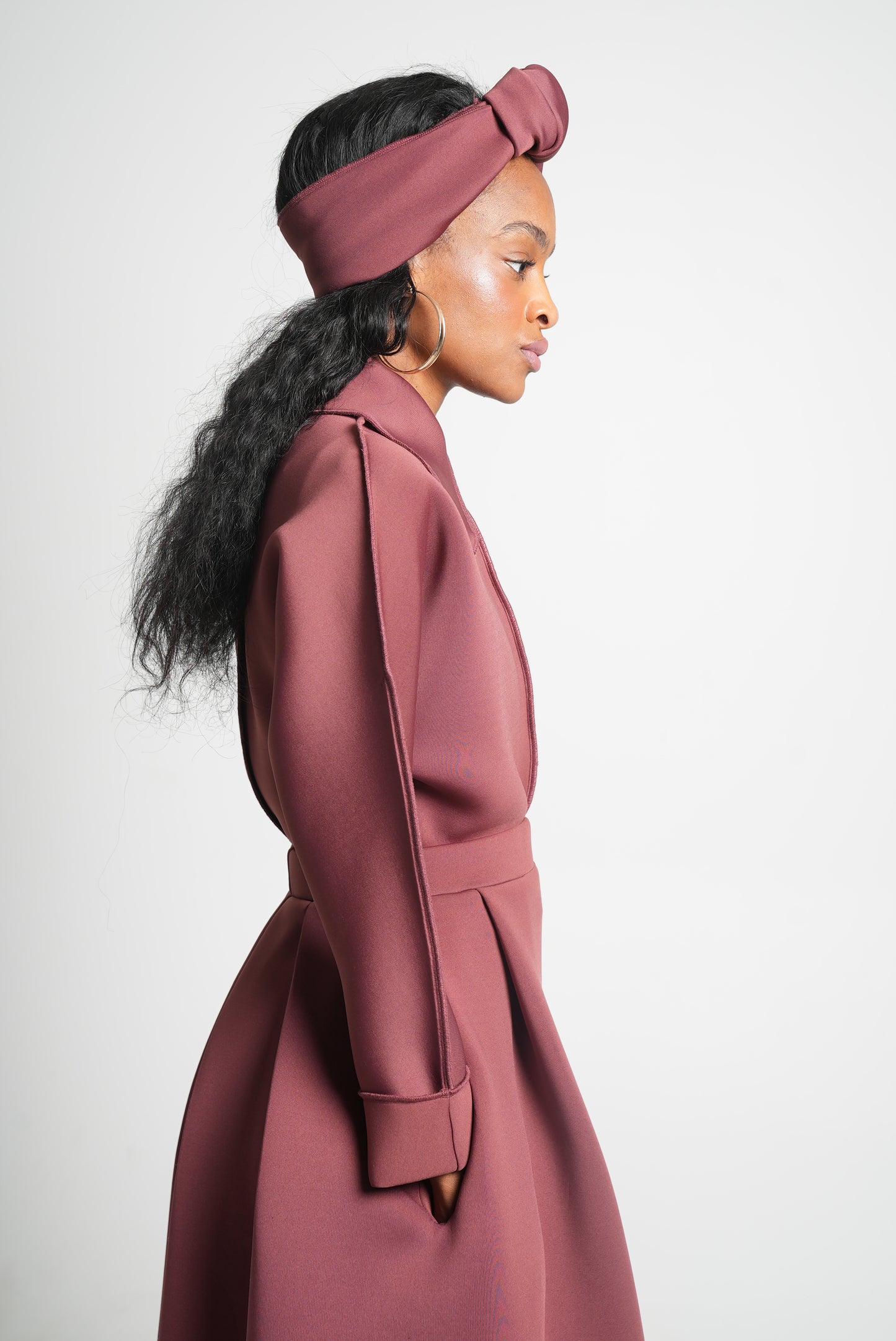 Tia Head Wrap (Marsala)