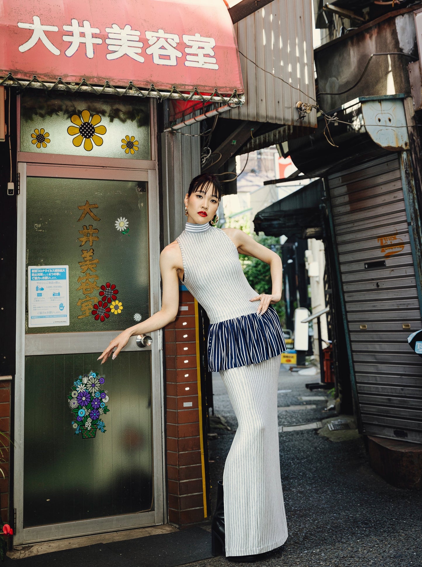 Sienna Peplum Maxi Dress