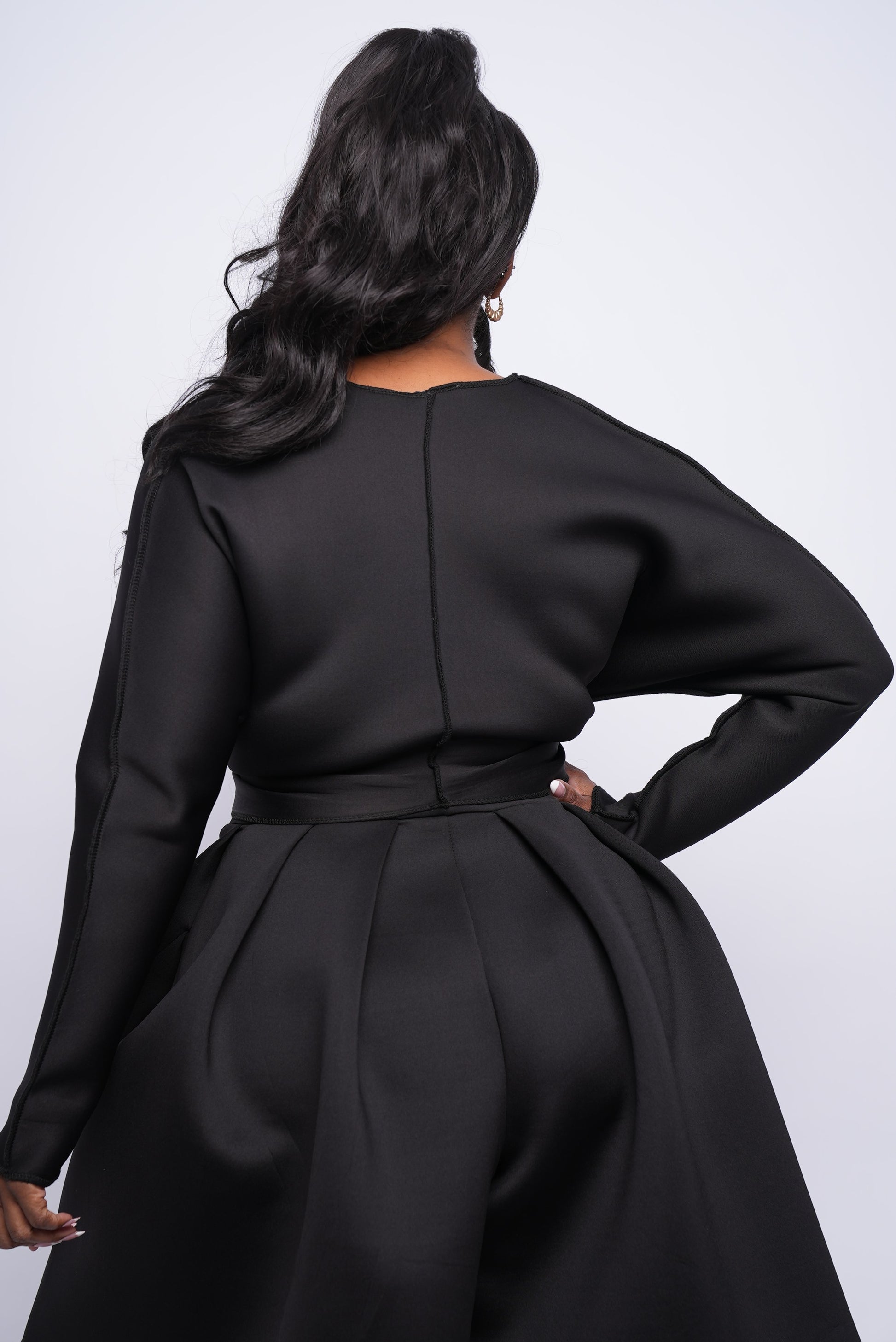 Octavia Cross Top (Black)