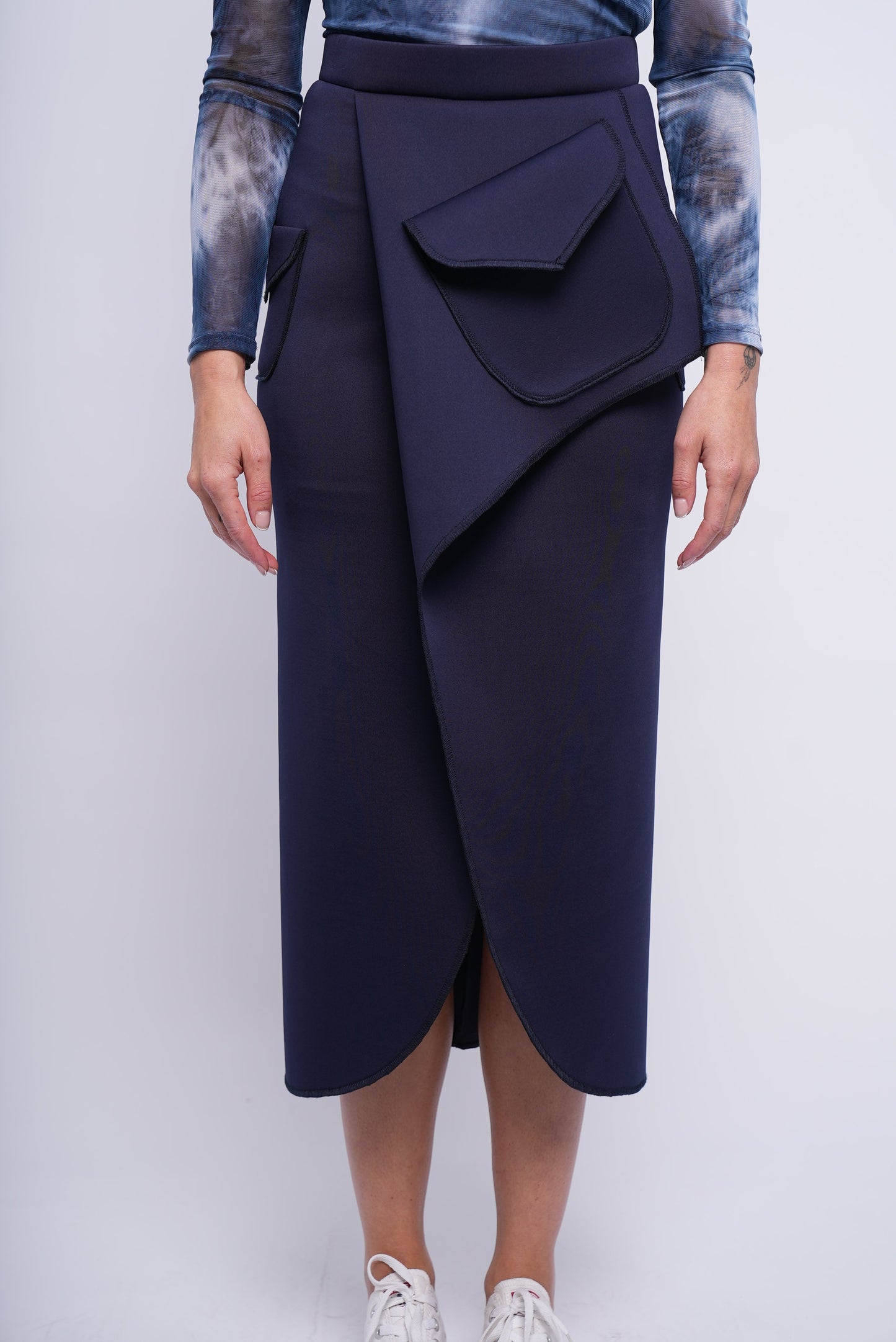 Mara Maxi Wrap Pencil Skirt