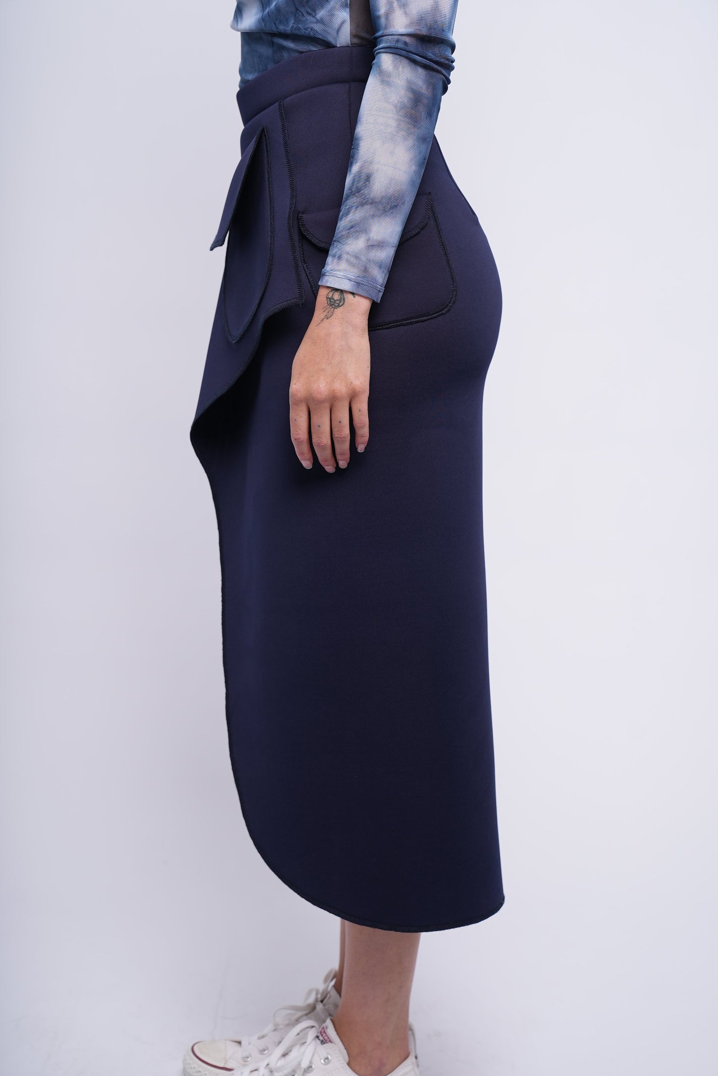 Mara Maxi Wrap Pencil Skirt