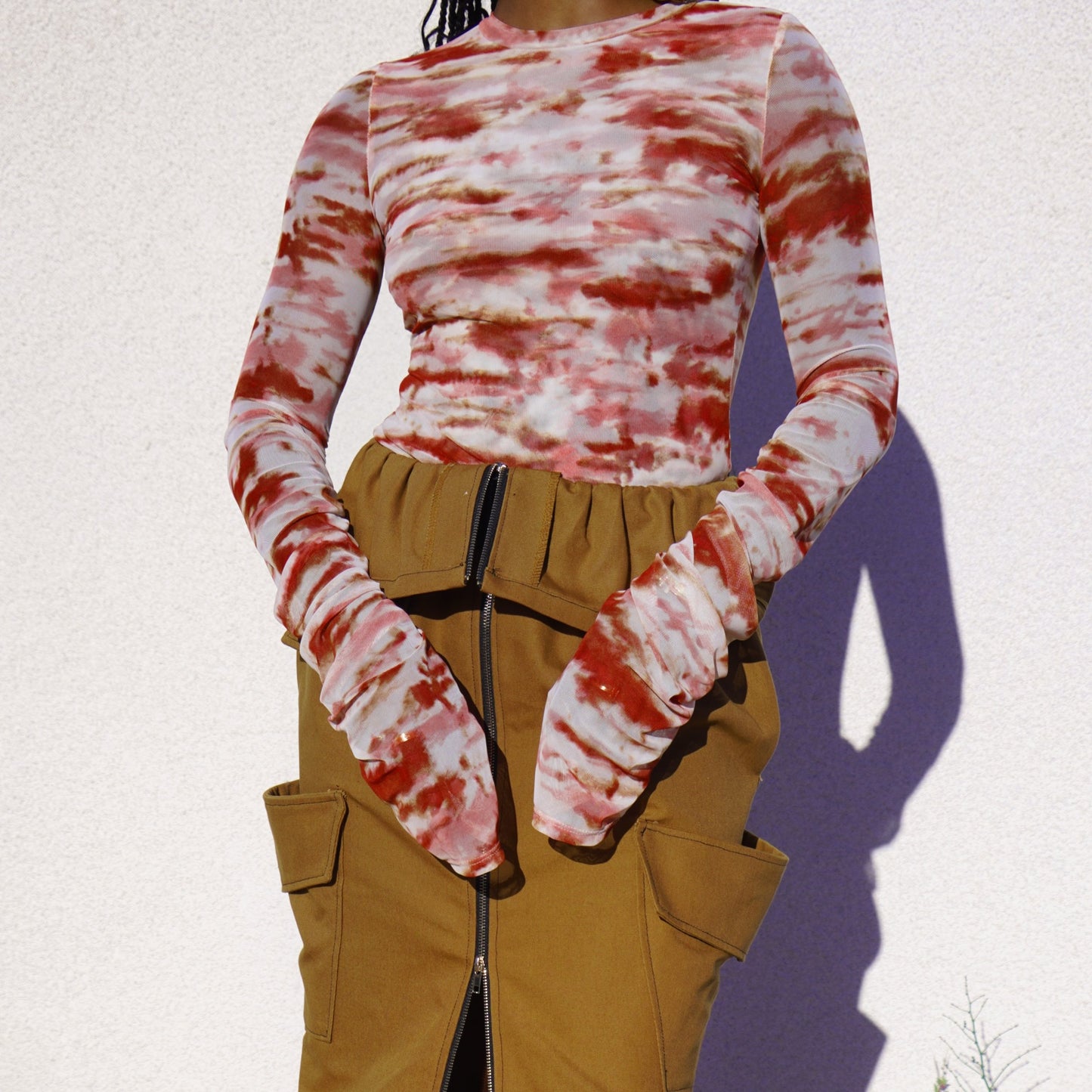 Patagonian Gather Sleeve Bodysuit