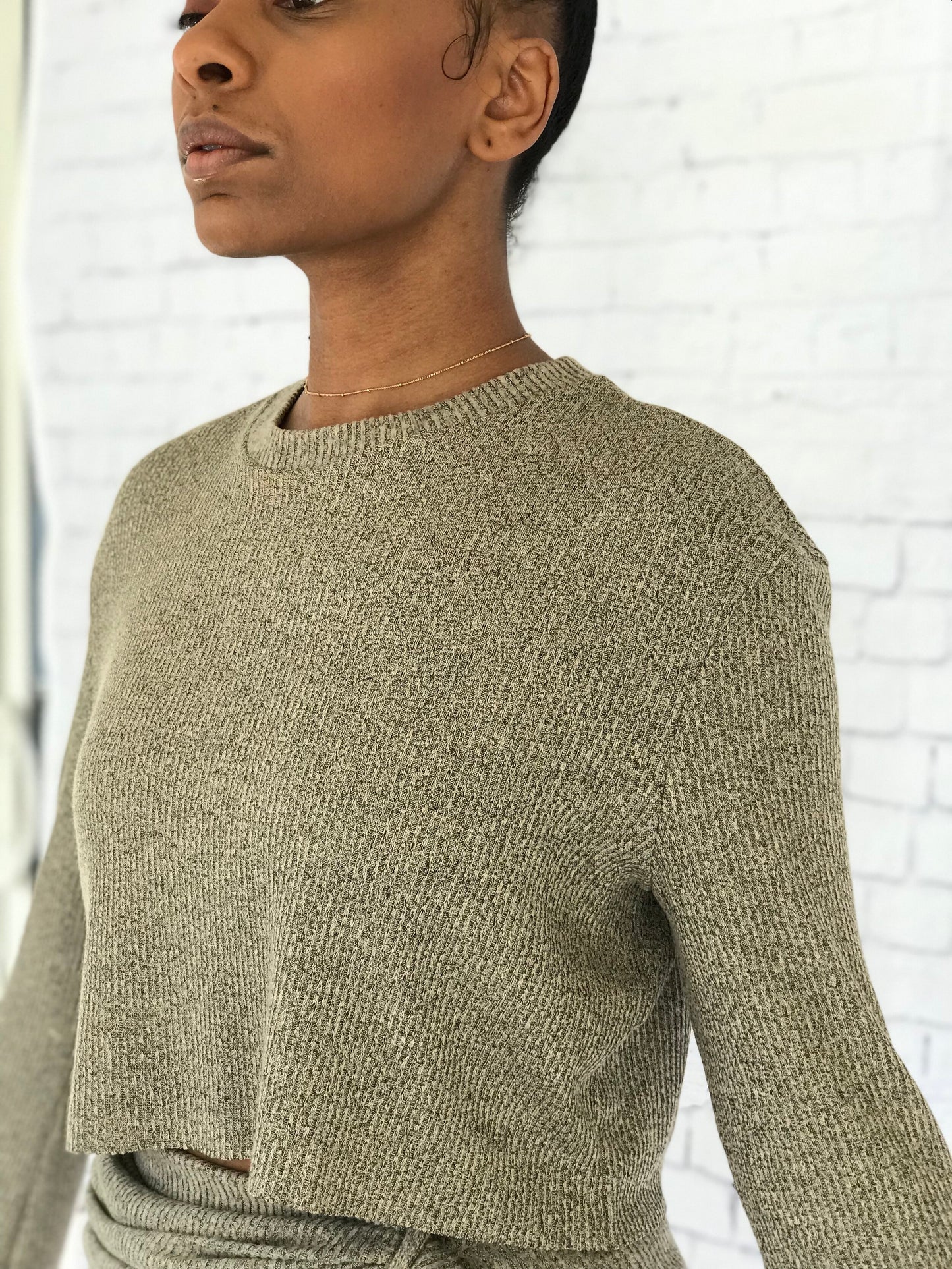 Lexi Cropped Top (Tan)