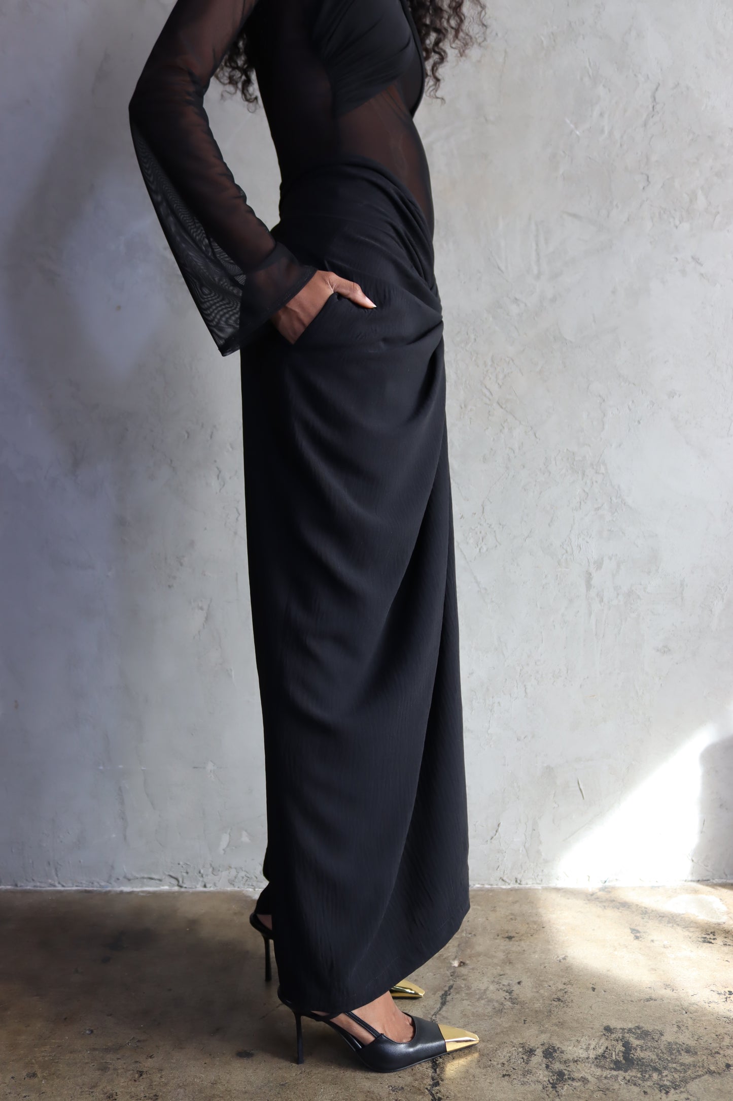 Yoshi Twist Pant (Black)