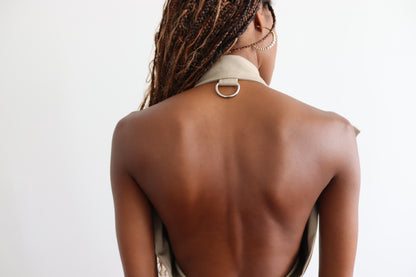 Vera Halter Top (Khaki)