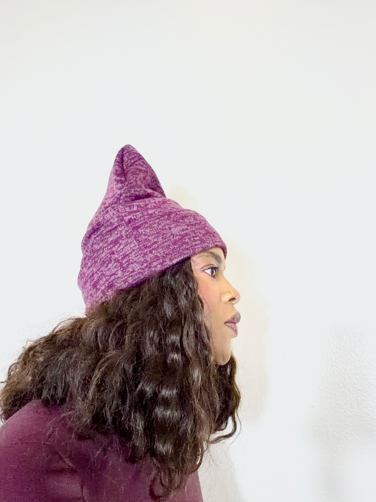 Zoey Beanie Hat (Wine)