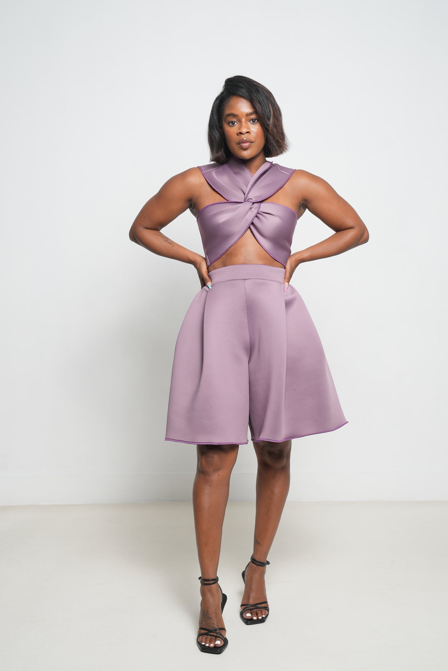 Audriana Crop Top (Lilac)