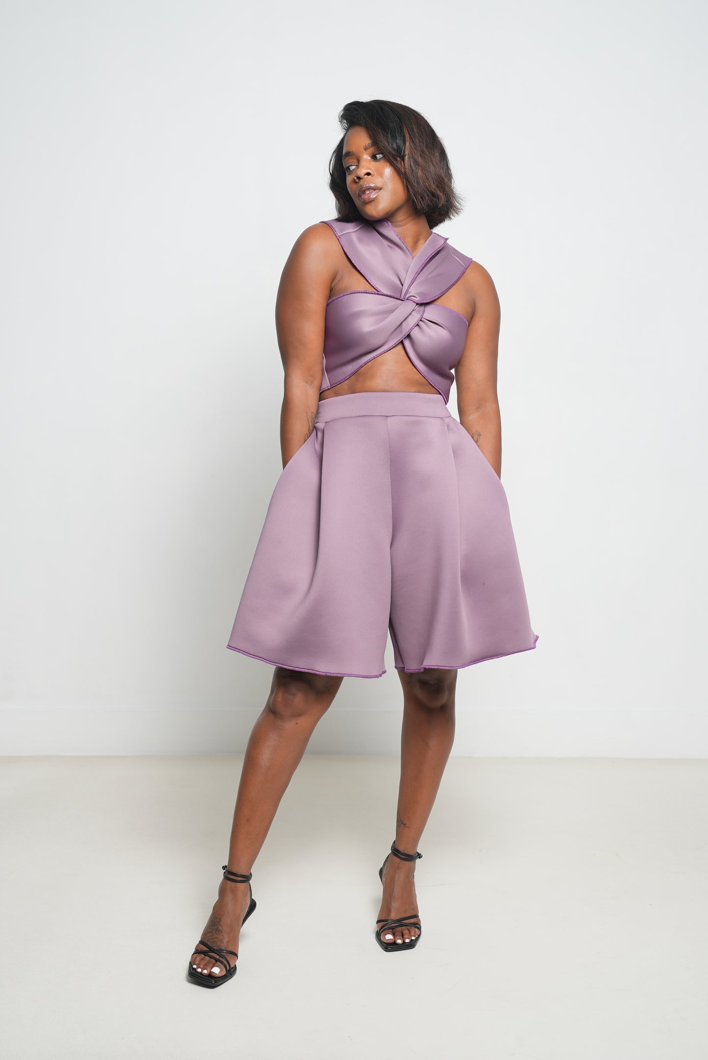 Audriana Crop Top (Lilac)