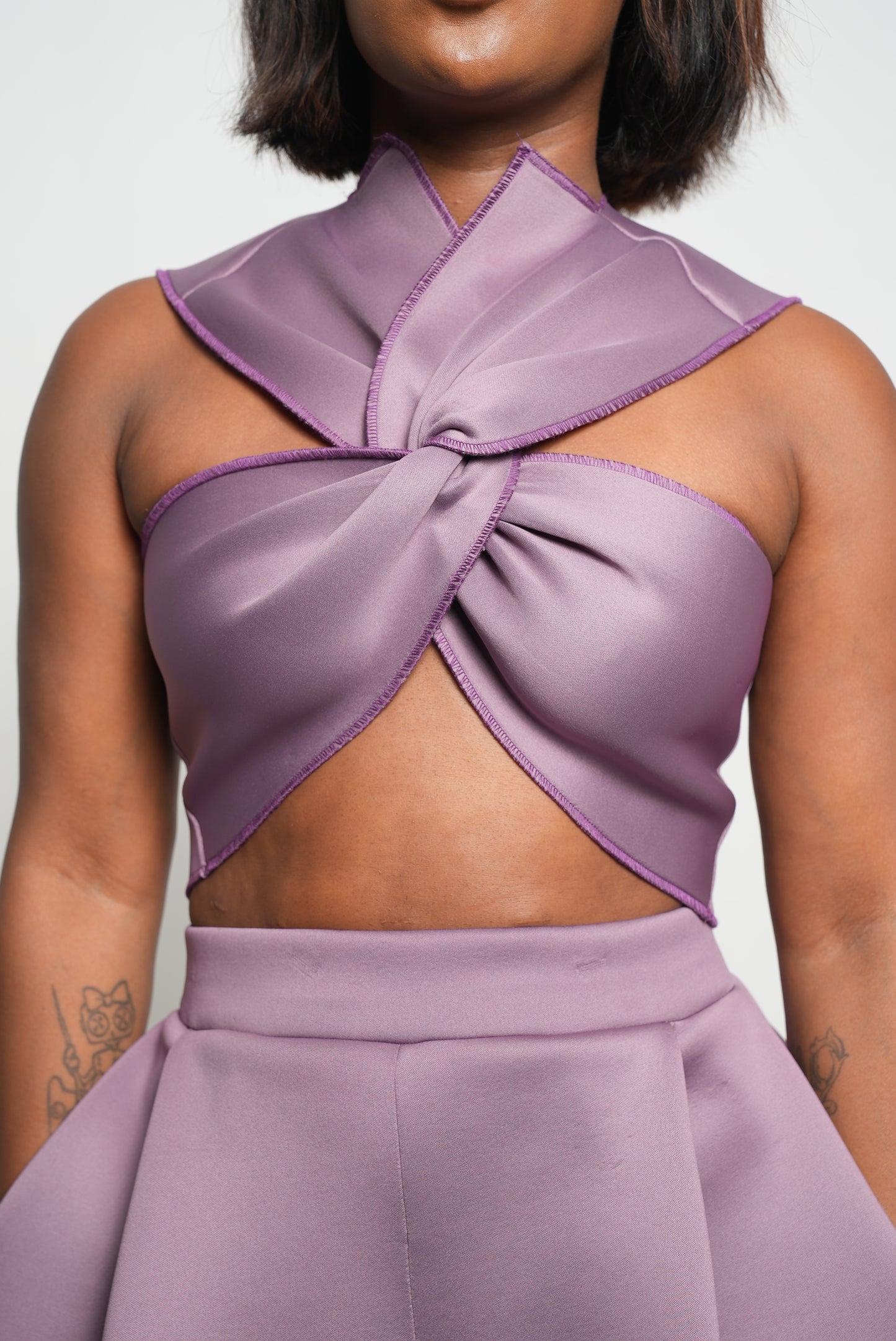 Audriana Crop Top (Lilac)