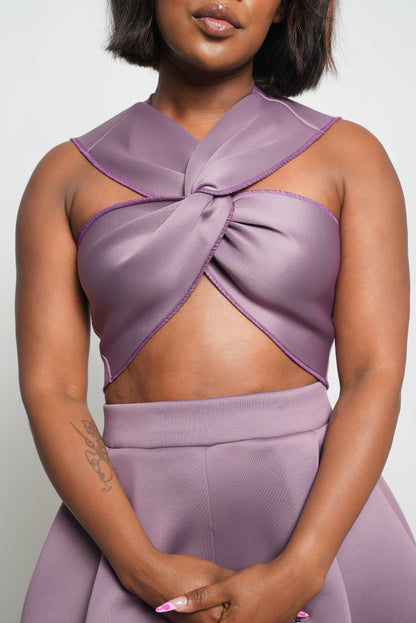 Audriana Crop Top (Lilac)