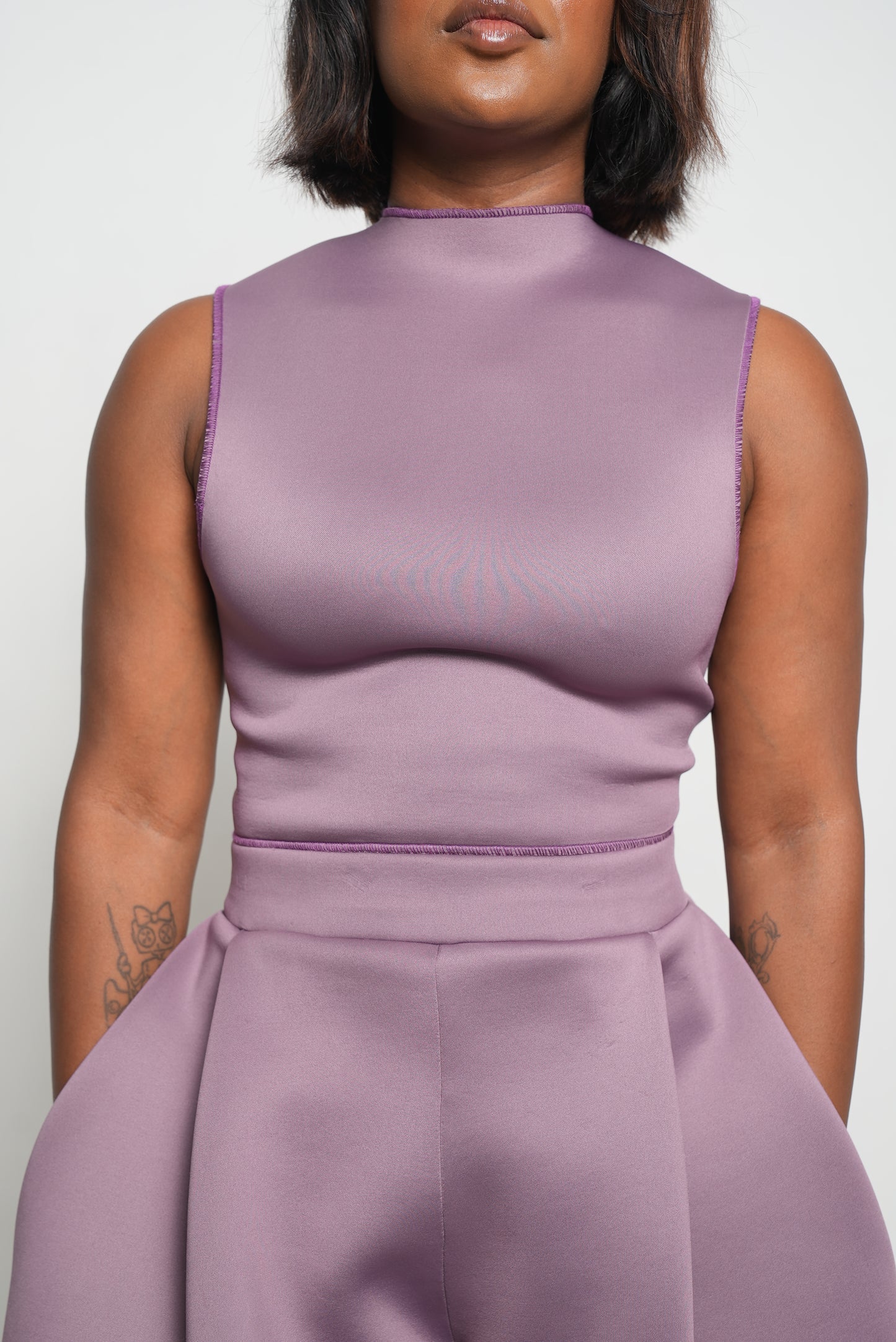 Audriana Crop Top (Lilac)