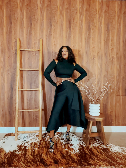 Bailey Cropped Turtleneck