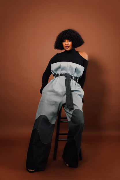 Tina Cut-Out Turtleneck