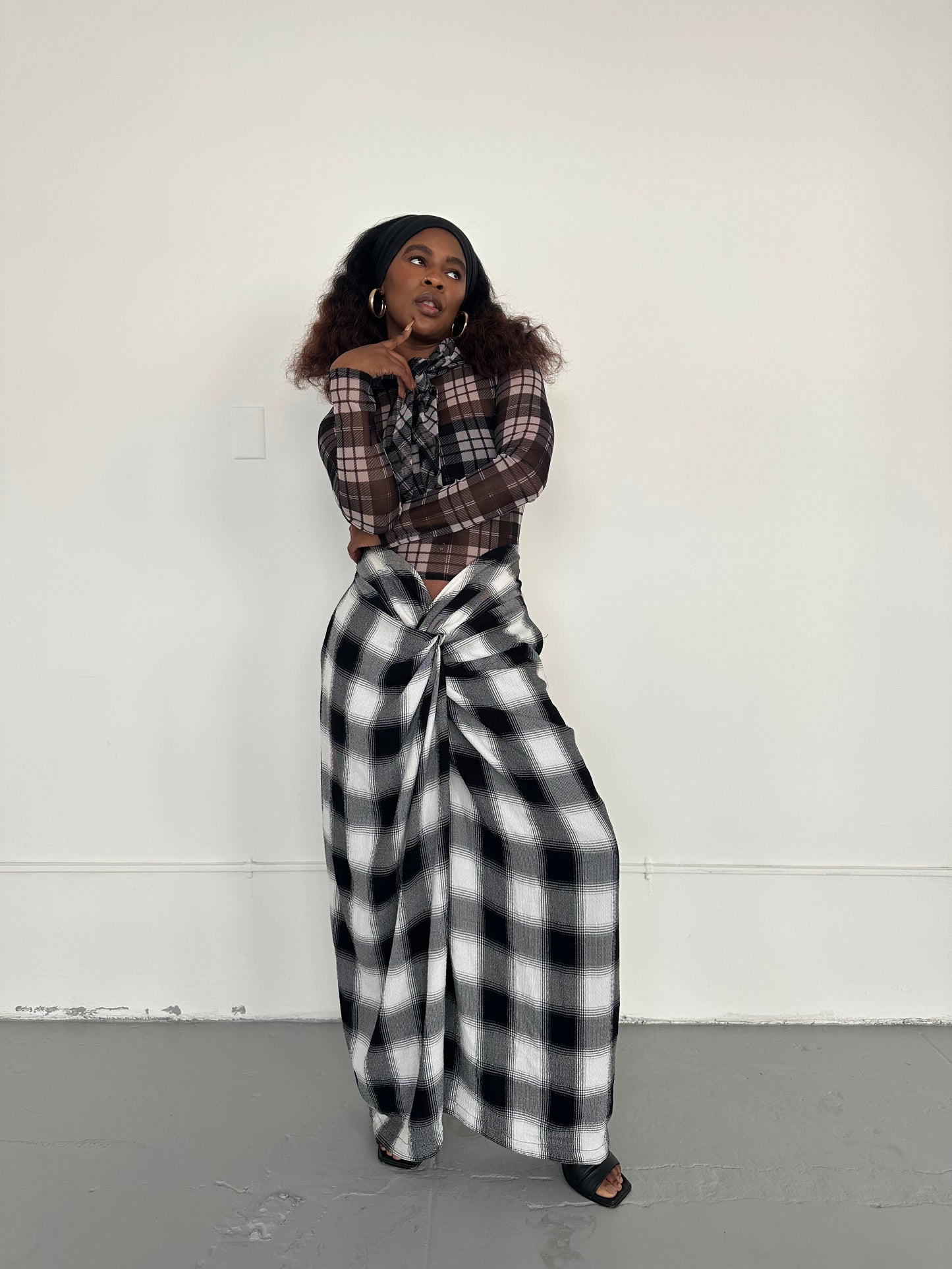 Yoshi Twist Pant (B&W)