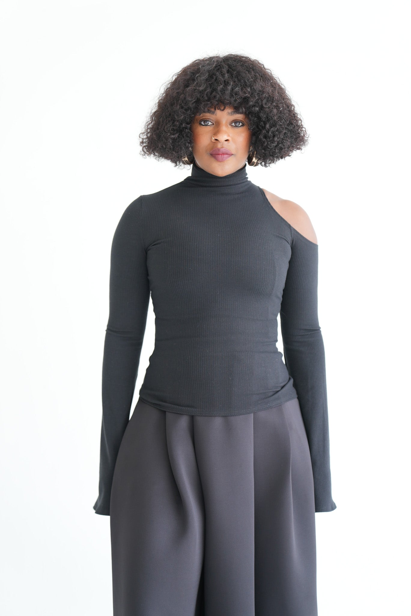 Tina Cut-Out Turtleneck