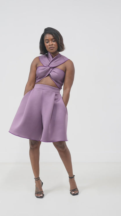 Audriana Crop Top (Lilac)