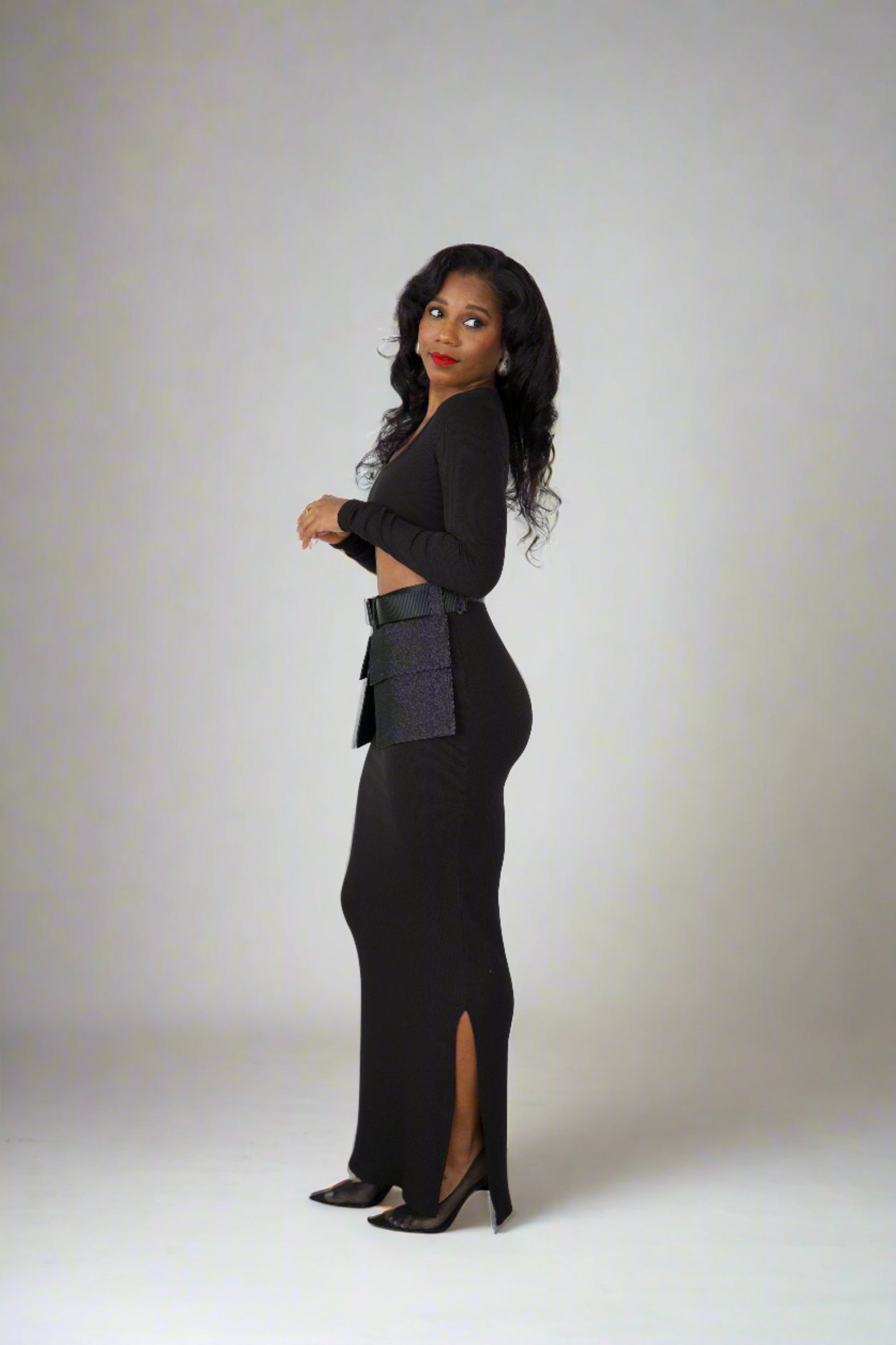 Jet Cutout Maxi Dress - L Jet Cutout Maxi Dress - L